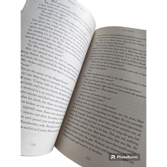 Two Paths Gregory Moore Signed Novel Fiction Suspense Tate Publishing Paperback - Picture 5 of 5